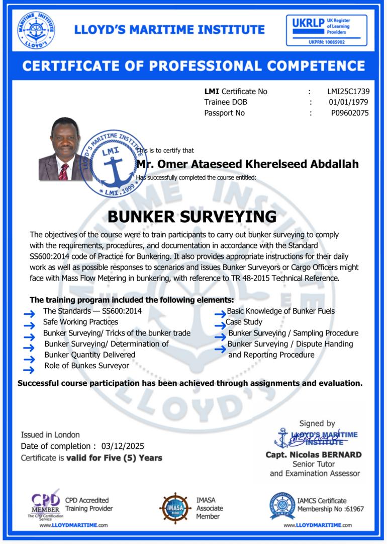 Bunker Surveying